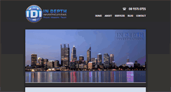 Desktop Screenshot of indepthinvestigations.com.au